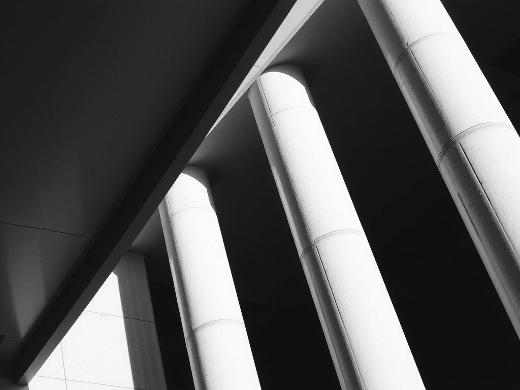 Architectural structure resembling web layout